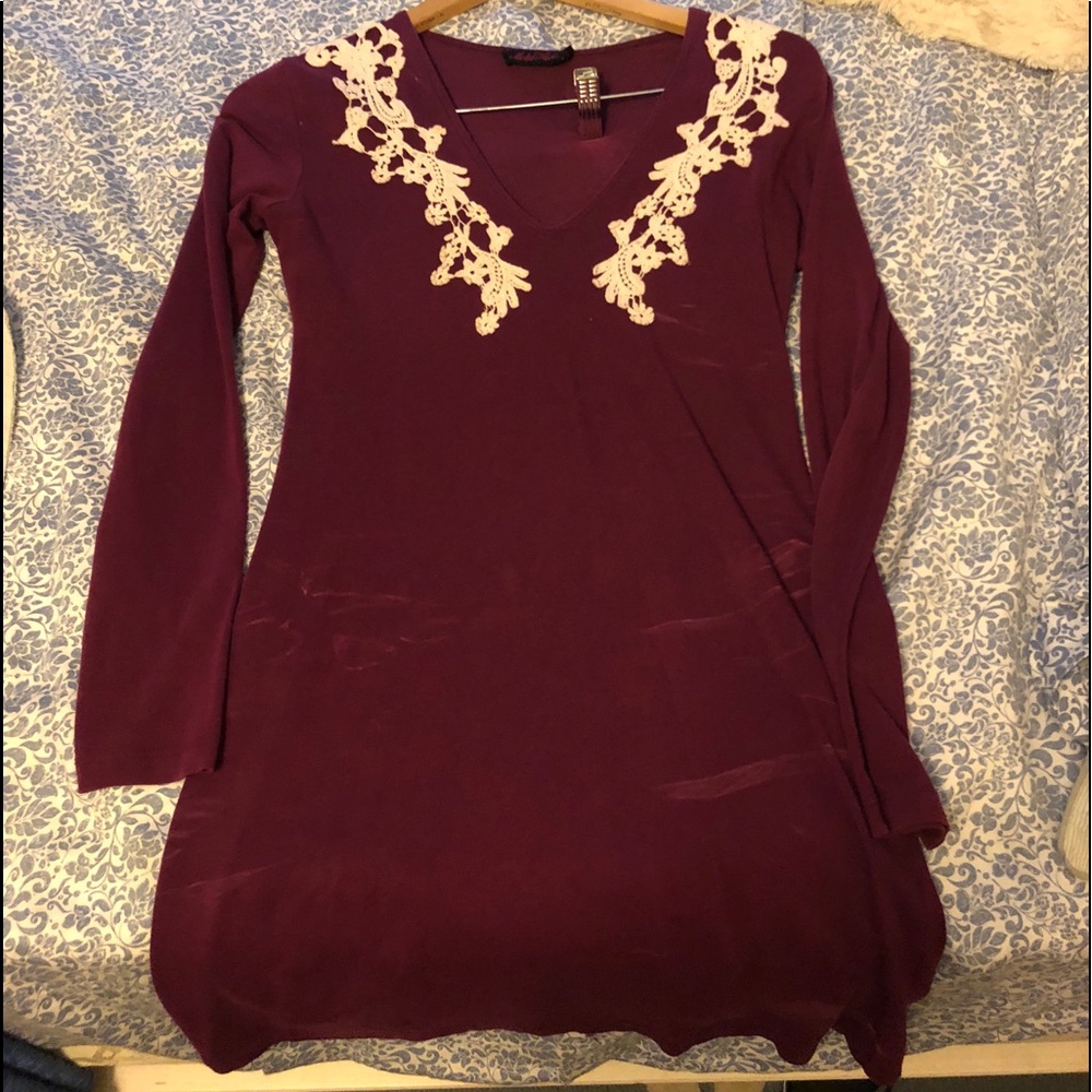 Comfy soft long sleeve dress